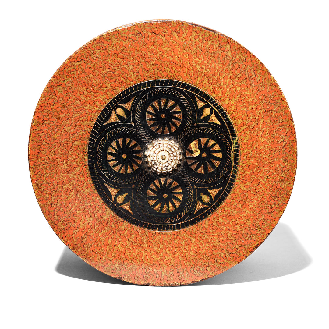 Top Of Antique Spotted Lacquer Pot From Barme | Indigo Antiques