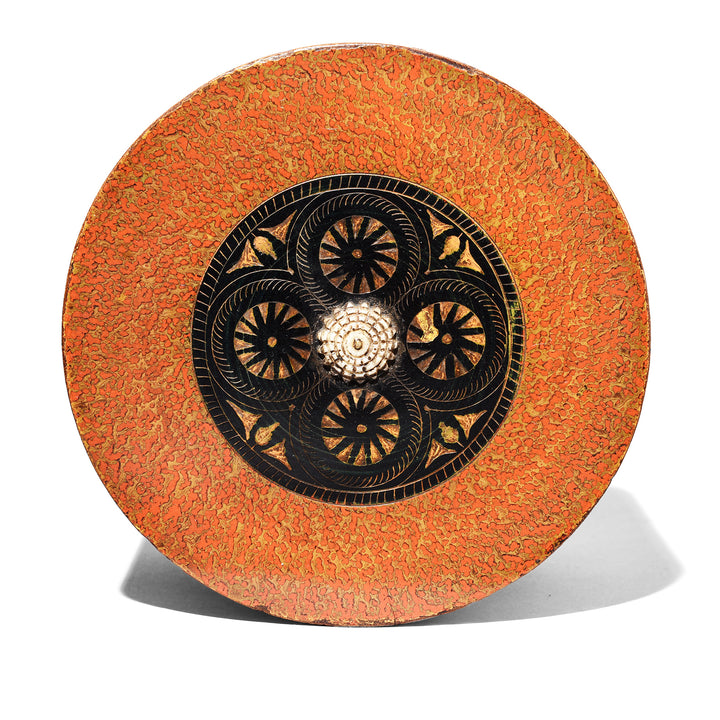 Top Of Antique Spotted Lacquer Pot From Barme | Indigo Antiques