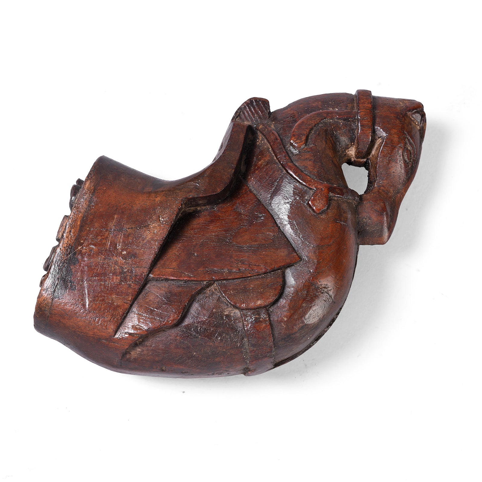 Antique Carved Teak Horse Corbel - 19th Century | Indigo Antiques