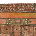 Painted Iron Bound Door From Gujarat - 19th Century