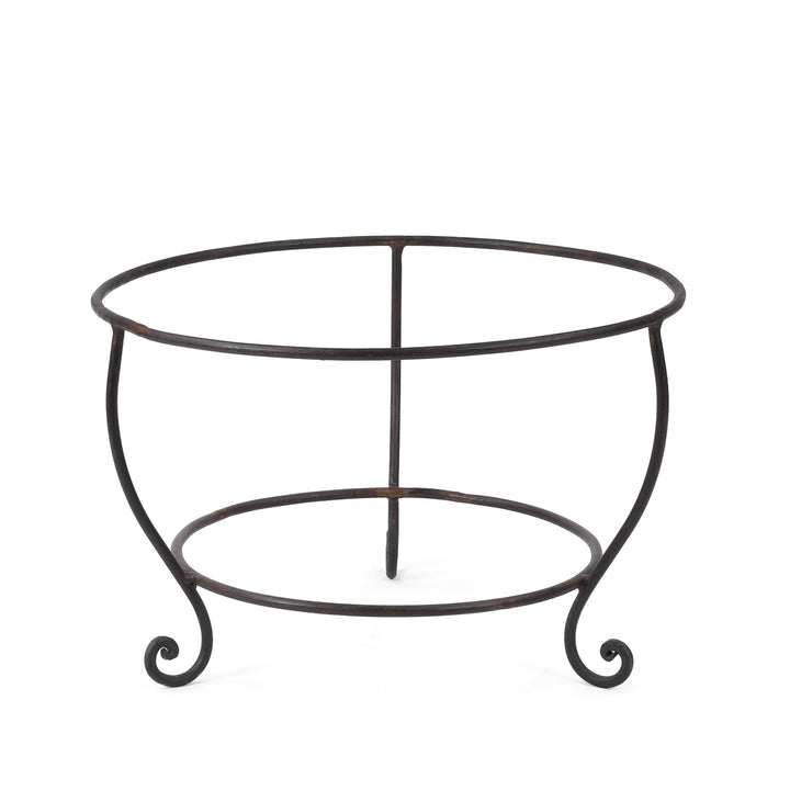 Stand Detail From Old Indian Original Kadai Fire Bowl | Indigo Antiques