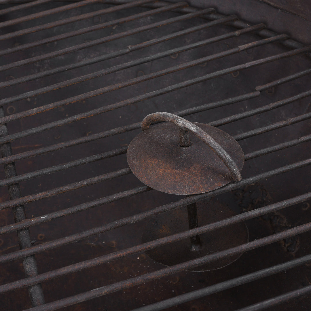 Detail From Old Indian Original Kadai Fire Bowl | Indigo Antiques