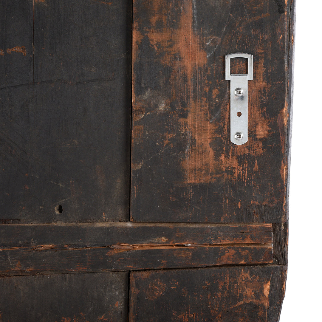 Hanger Detail From Vintage Tibetan Yak Door With Original Paint | Indigo Antiques