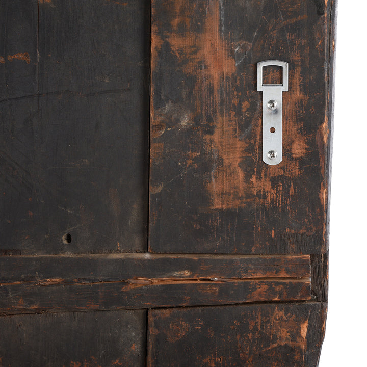 Hanger Detail From Vintage Tibetan Yak Door With Original Paint | Indigo Antiques