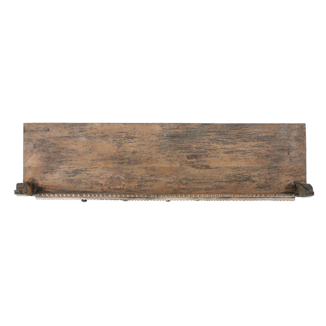 Top Down View Of Long Damchiya Sideboard From Kutch | Indigo Antiques