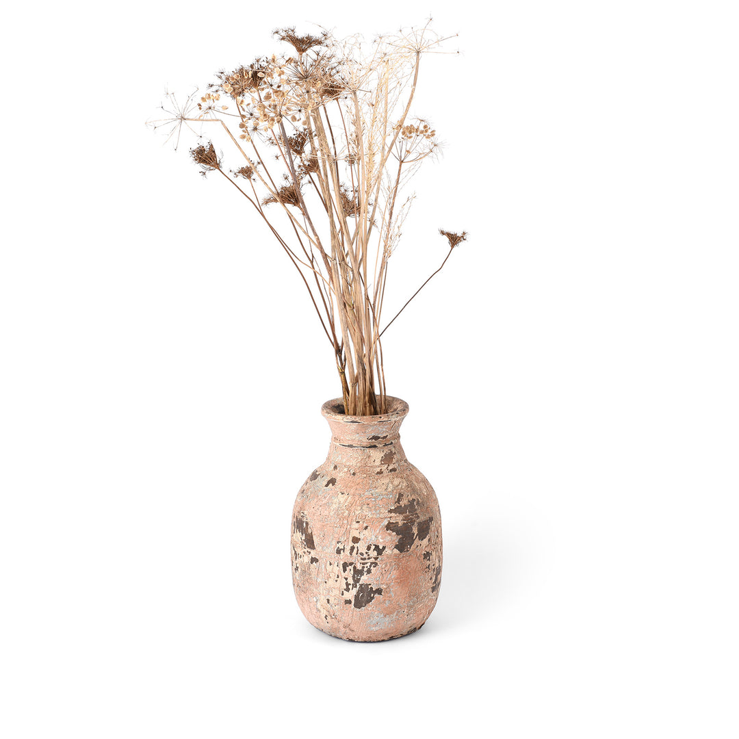 Vintage Indian Neem Wood Pot From Kullu | Indigo Antiques