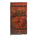 Tibetan Door With Original Paint - Ca 1930'S