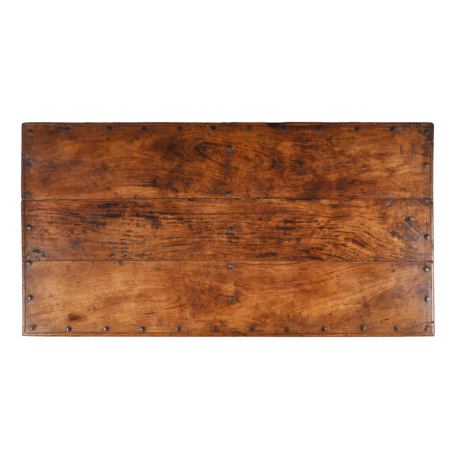 Top Down View Of Antique Indian Takhat Coffee Table From Rajasthan | Indigo Antiques