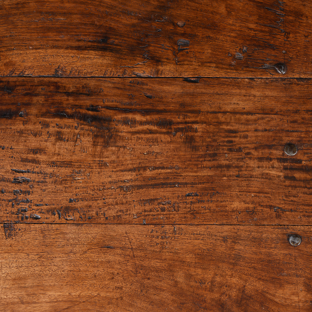 Surface Detail From Antique Indian Takhat Coffee Table From Rajasthan | Indigo Antiques