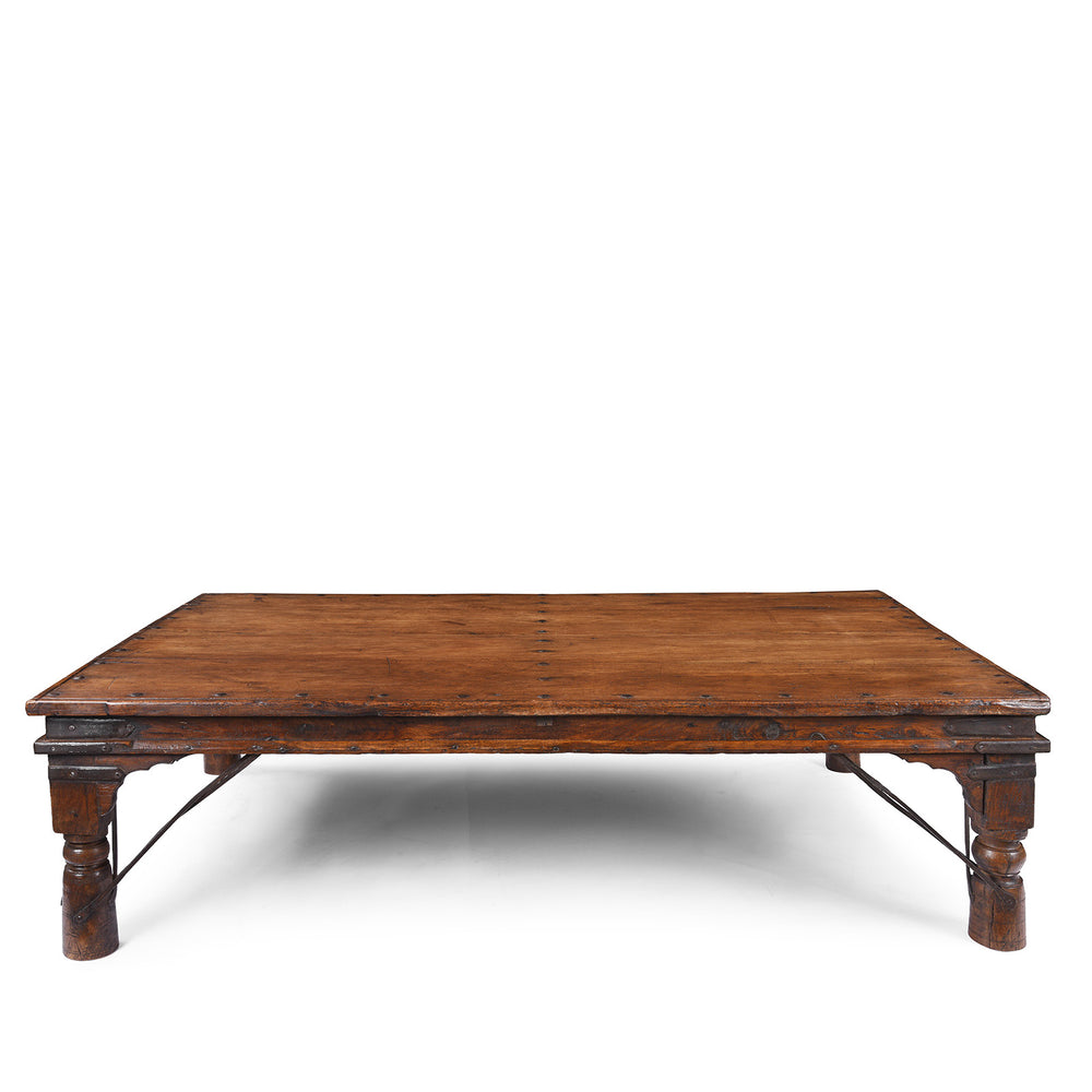 Antique Indian Teak Takhat Coffee Table | Indigo Antiques