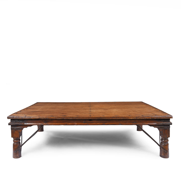 Antique Indian Teak Takhat Coffee Table | Indigo Antiques