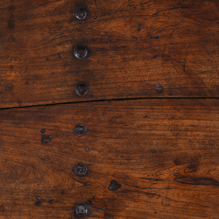 Surface Detail From Antique Indian Takhat Coffee Table From Shekhawati 