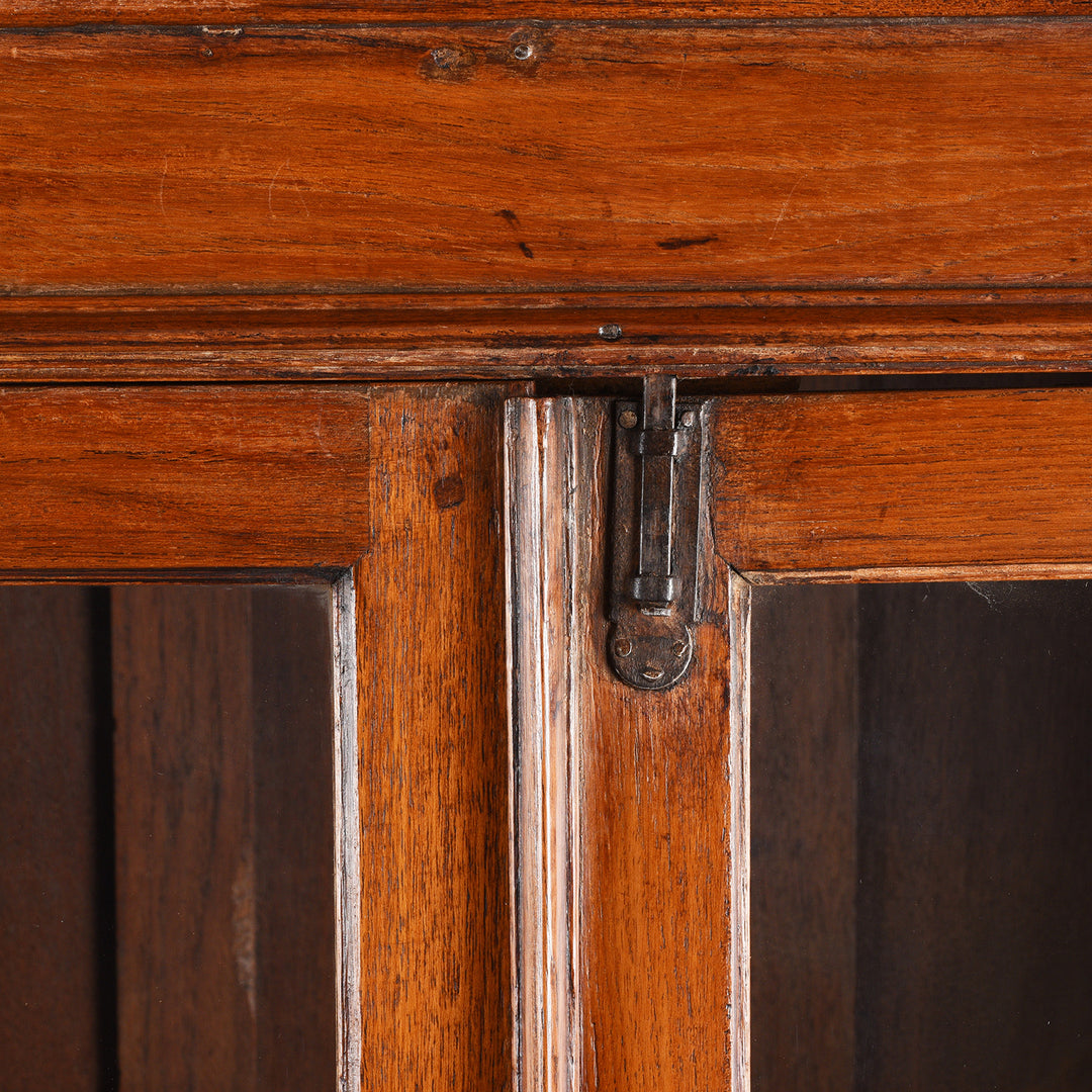 Latch Detail From Antique Anglo Indian Glazed Book Cabinet | Indigo Antiques