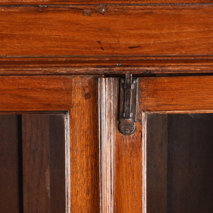 Latch Detail From Antique Anglo Indian Glazed Book Cabinet | Indigo Antiques
