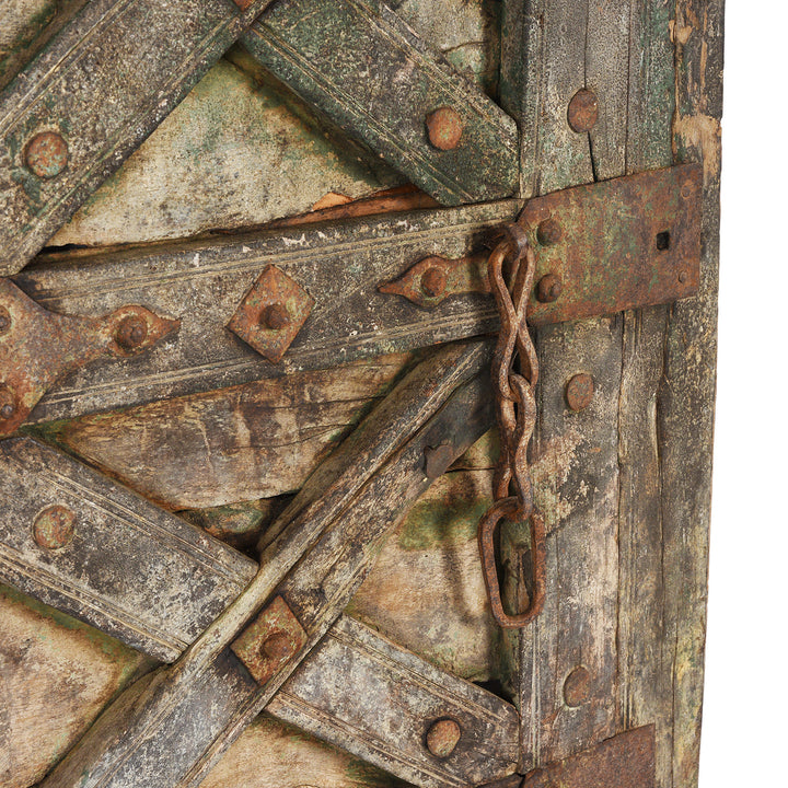 Chain Detail From Antique Stick Door Panel From Jaisalmer | Indigo Antiques