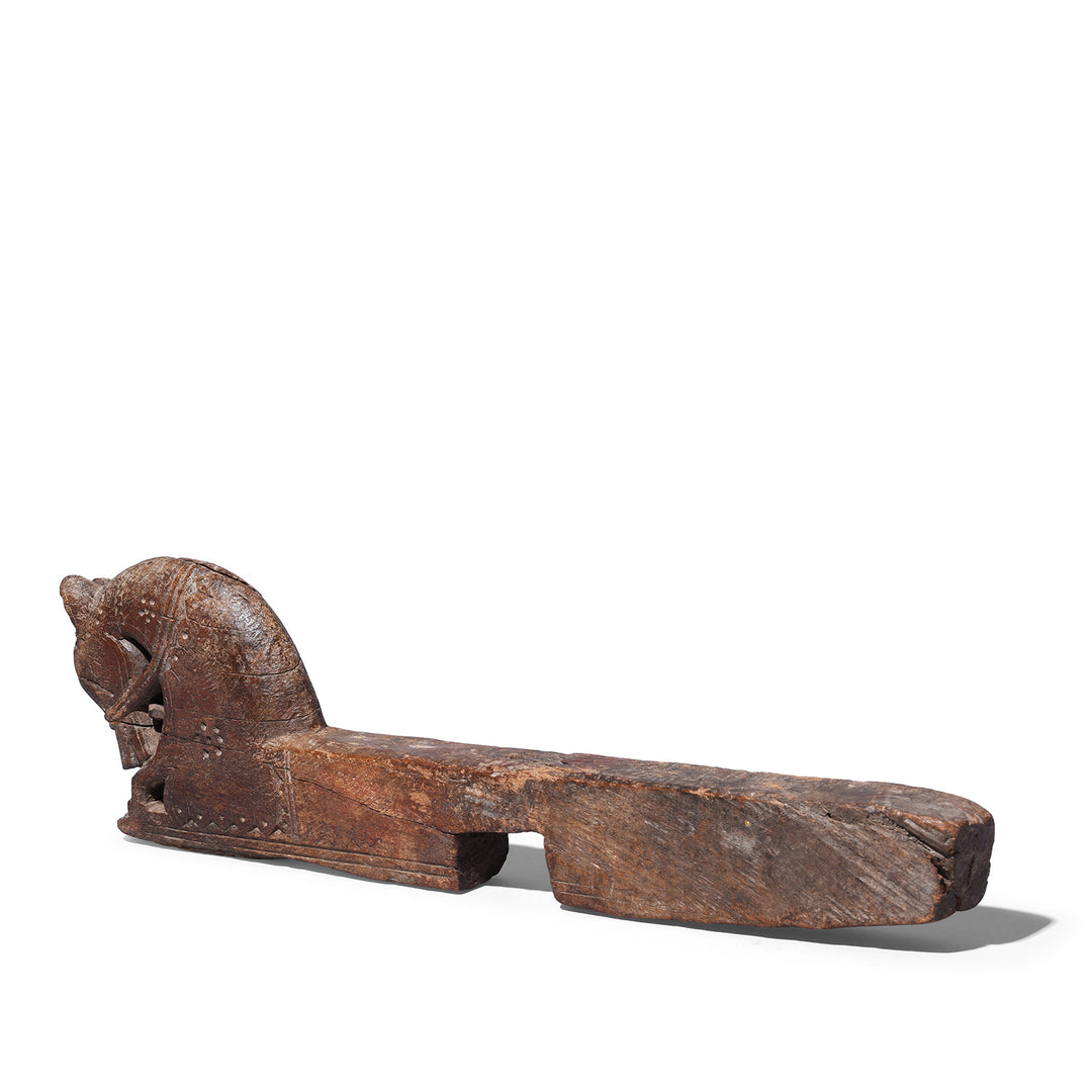 Antique Indian Horse Khunti Turban Hanger | Indigo Antiques