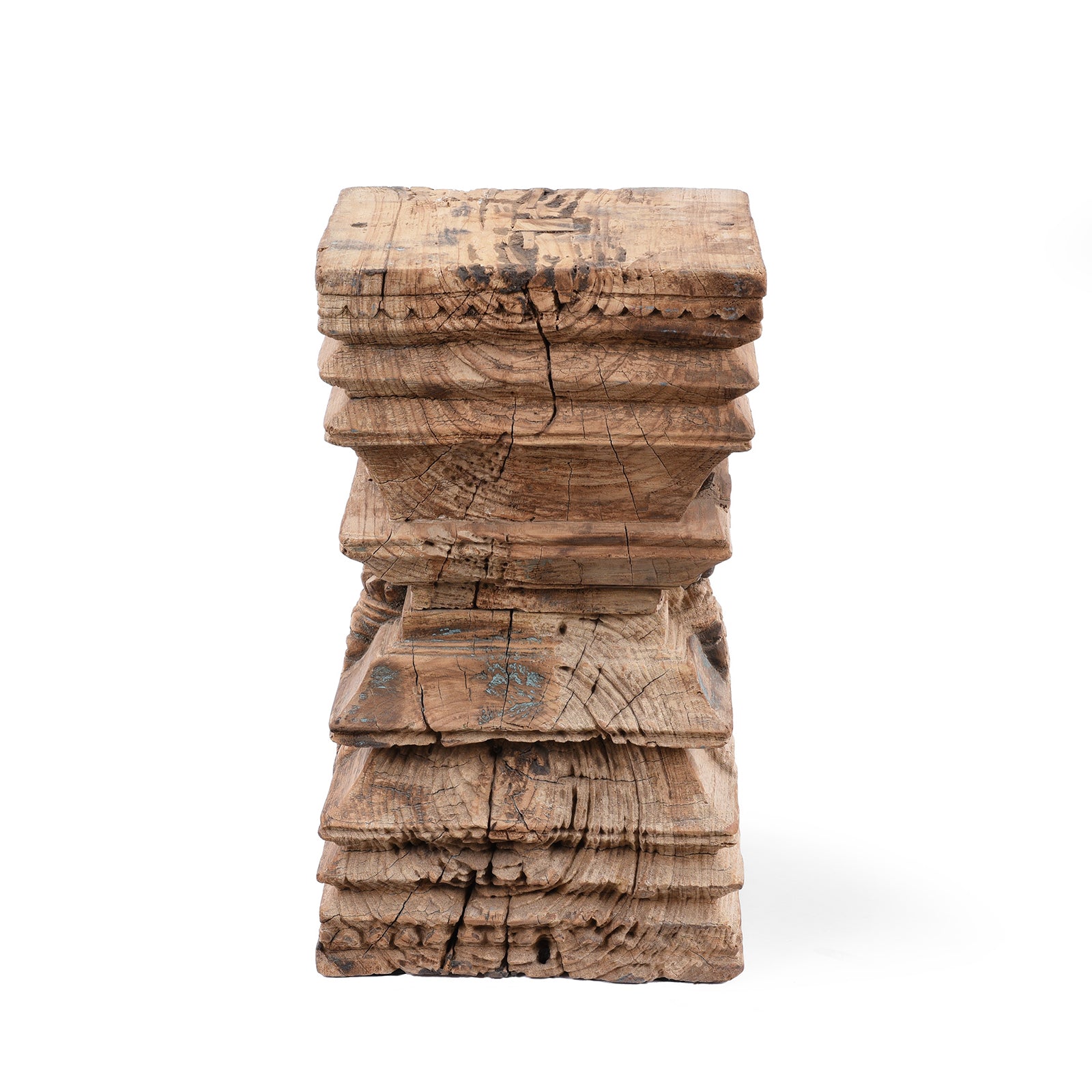 Side Table Made From Reclaimed Teak