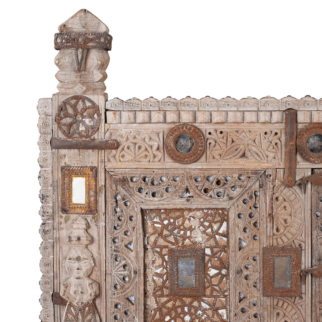 Carved Teak Damchiya Chest From Kutch - Ca 1920