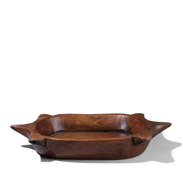 Antique Teak Parath Bowl Carved In The Form Of A Turtle 19th Century