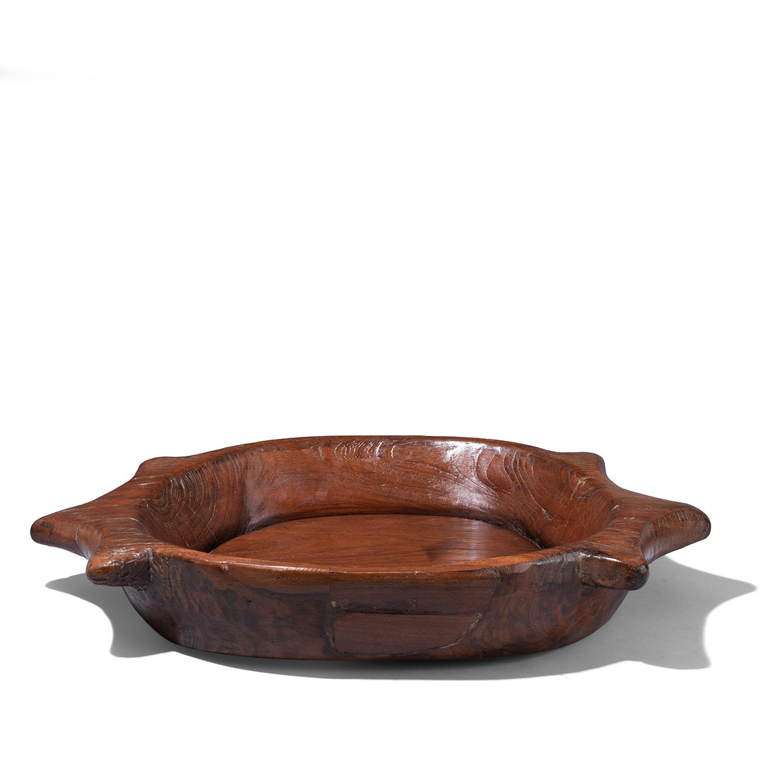 Antique Teak Parath Bowl Carved In The Form Of A Turtle 19th Century