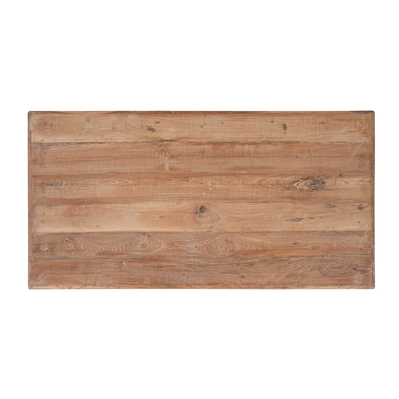 Top Down View Of Reclaimed Indian Teak Takhat Cofee Table | Indigo Antiques