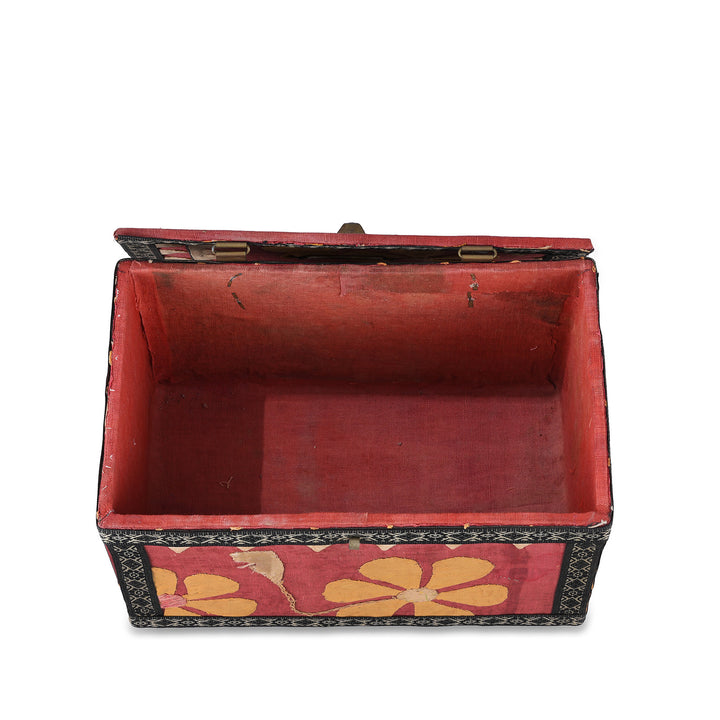 Interior Of Rajasthani Vintage Sari Textile Storage Box