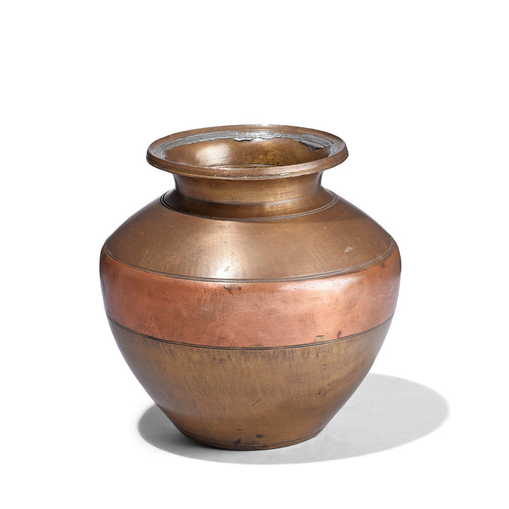 Antique Indian Ganga Jumna Ravitra Pani Lota From Haridwar - 19th Century