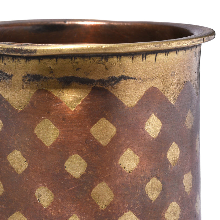 Detail From Option 1 Panch Patra Holy Water Pot With Brass Ritual Spoon