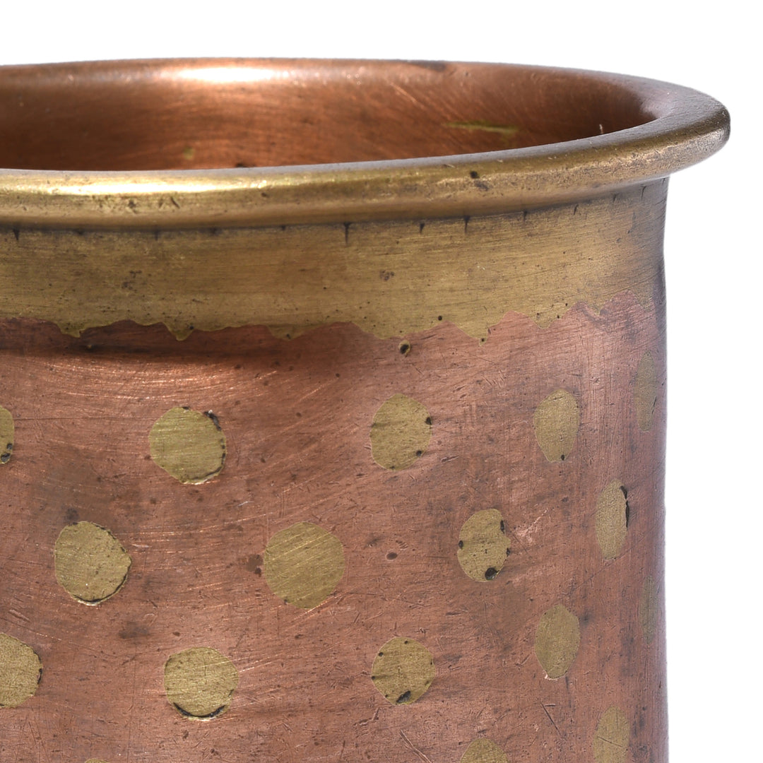 Detail From Option 2 Panch Patra Holy Water Pot With Brass Ritual Spoon