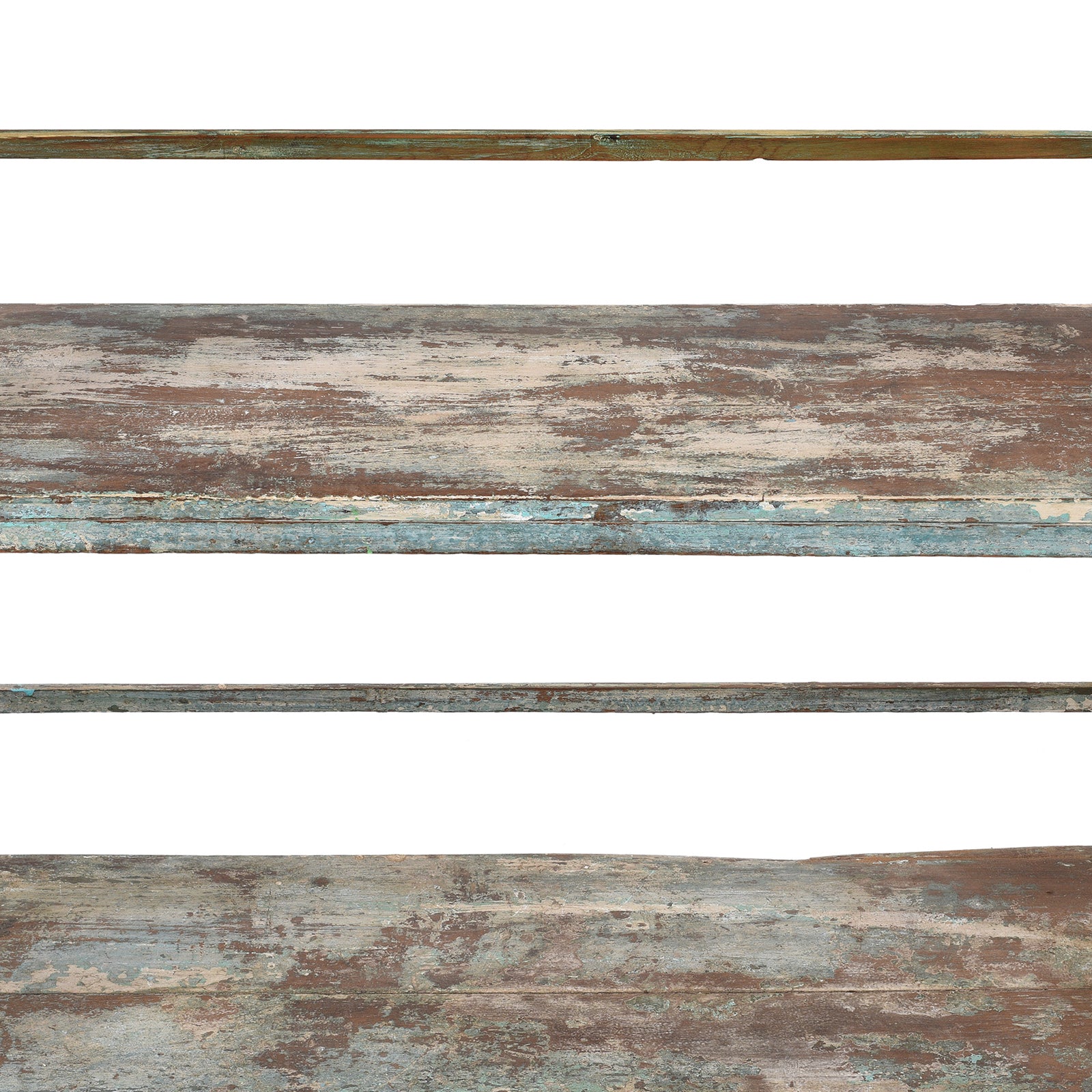 Shelf Detail From Vintage Indian Painted Teak Shelf