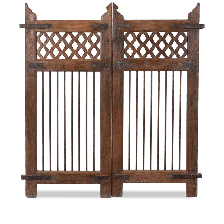 Antique Indian Teak Dog Gate From | Indigo Antiques