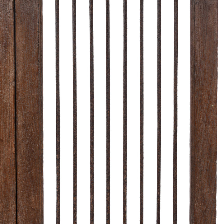 Bars Detail From Antique Indian Teak Dog Gate From | Indigo Antiques