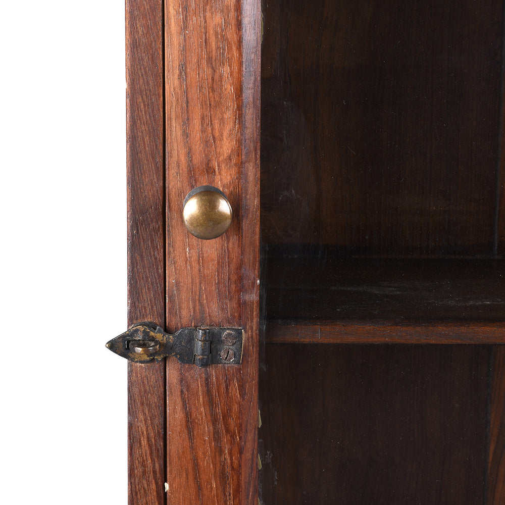 Latch Detail From Antique Indian Glazed Wall Cabinet | Indigo Antiques