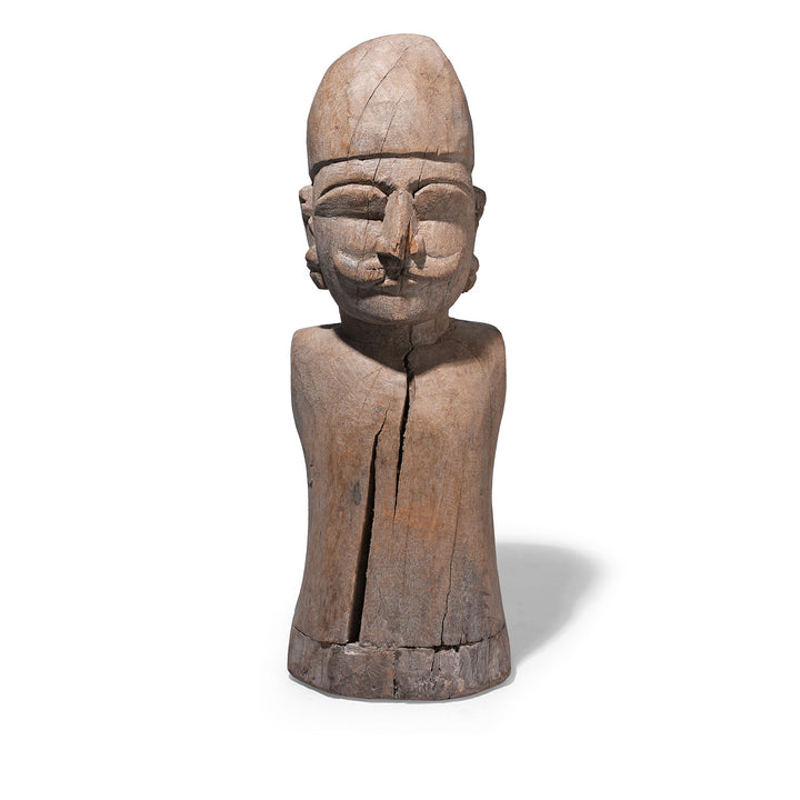 Antique Indian Carved Rajasthani Figure | Indigo Antiques