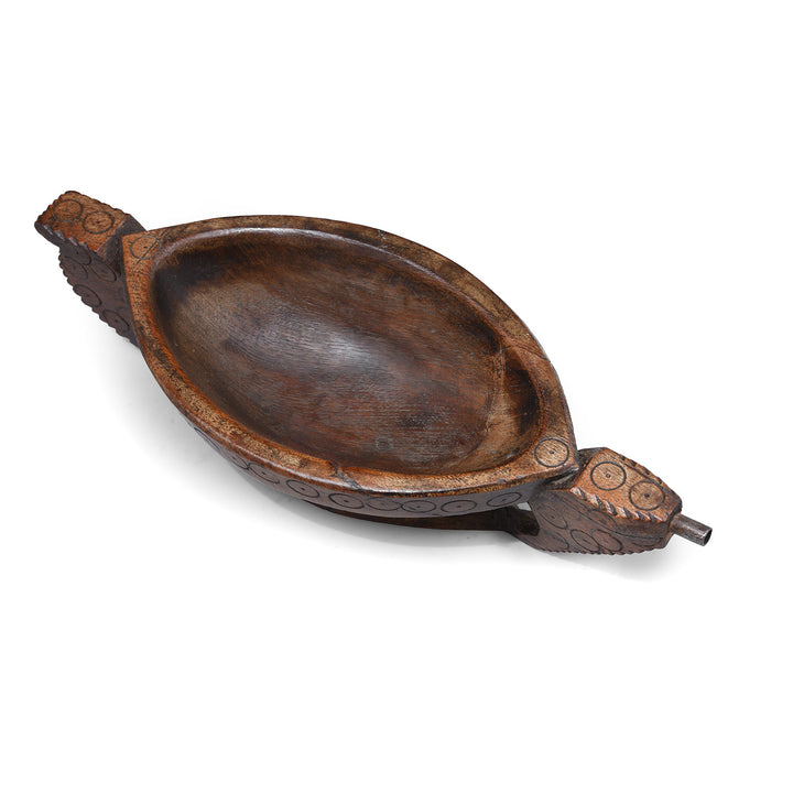 Top Down View Of Option 2 Antique Indian Opium Grinder (Kharal) From Rajasthan | INDIGO ANTIQUES