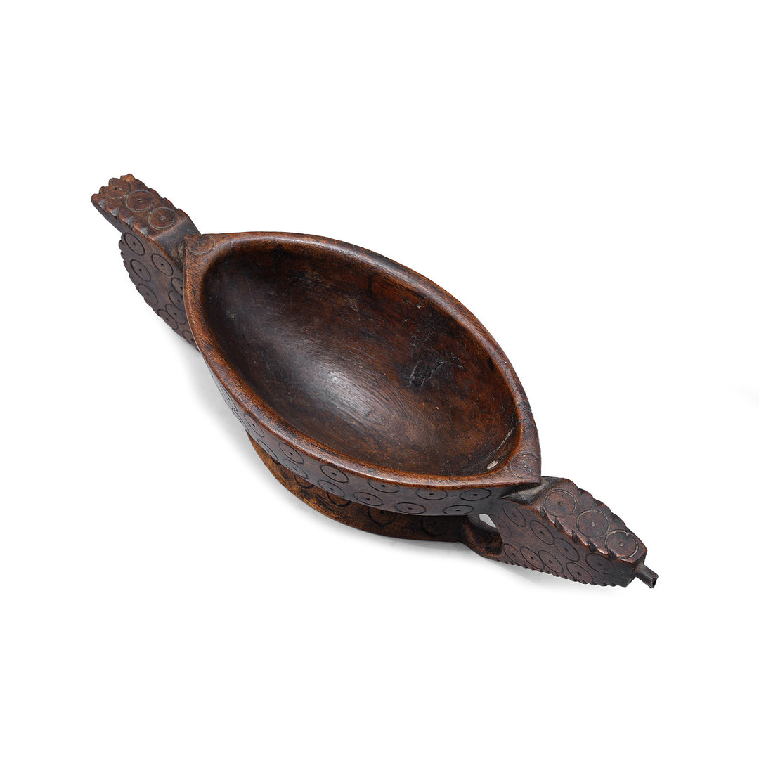 Top Down VIew Of Option 4 Antique Indian Opium Grinder (Kharal) From Rajasthan | INDIGO ANTIQUES