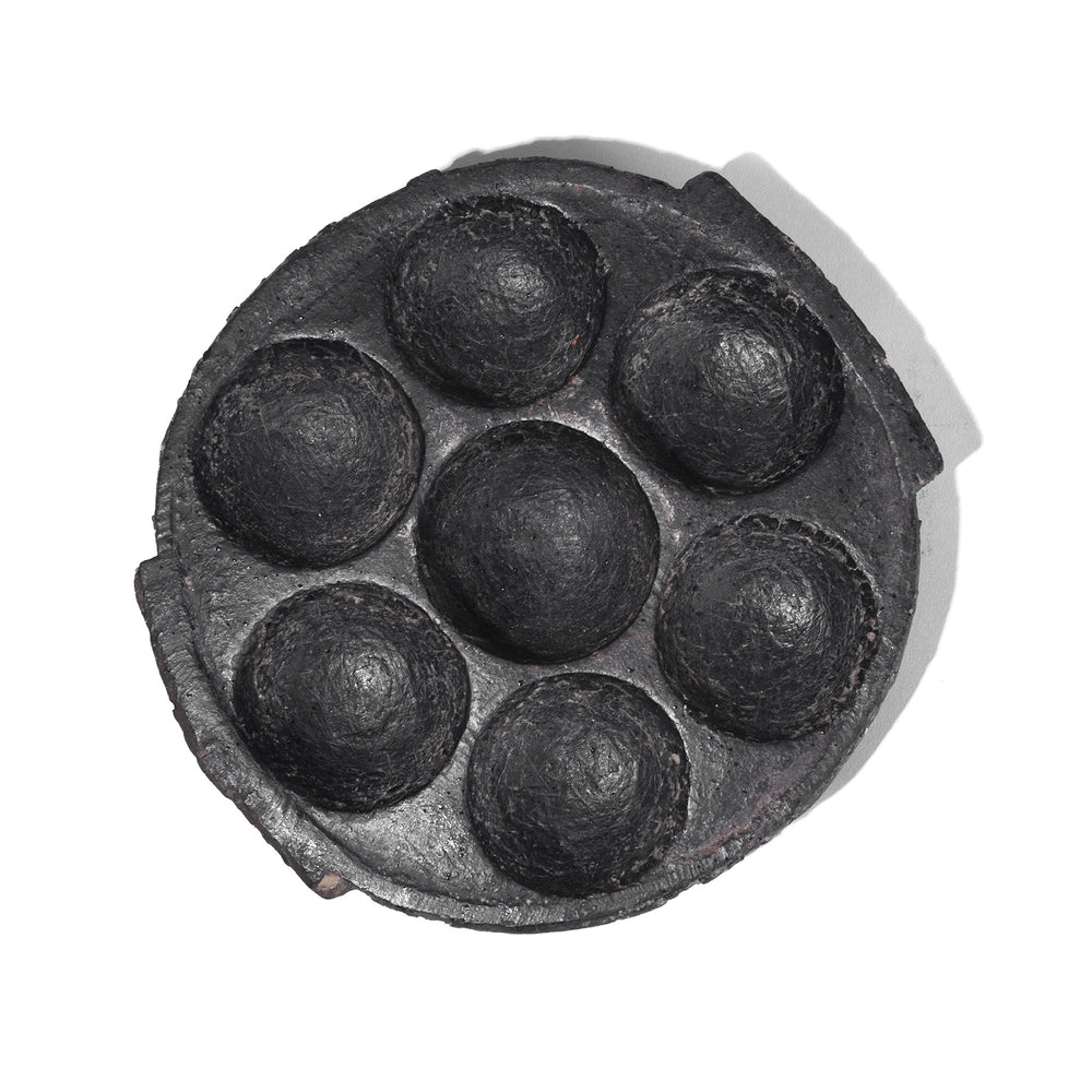 Top Down VIew Of Antique Indian Stone Idli Maker | Indigo Antiques