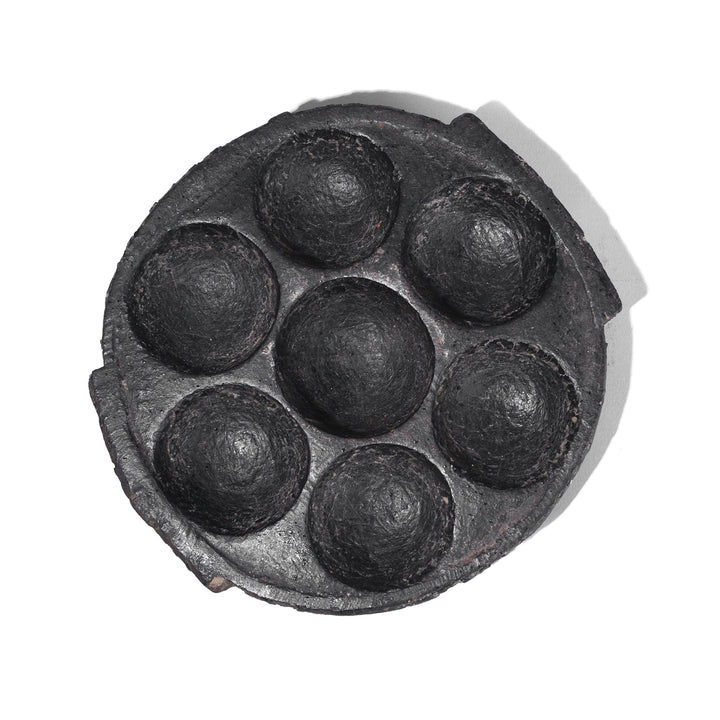 Top Down VIew Of Antique Indian Stone Idli Maker | Indigo Antiques