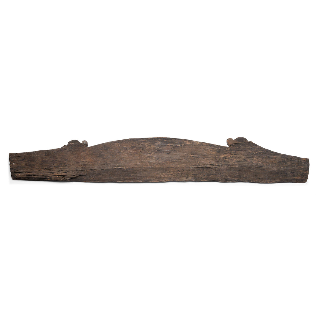 Rear View Of Antique Indian Fish Lintel Panel | Indigo Antiques
