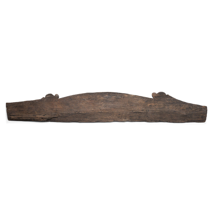 Rear View Of Antique Indian Fish Lintel Panel | Indigo Antiques
