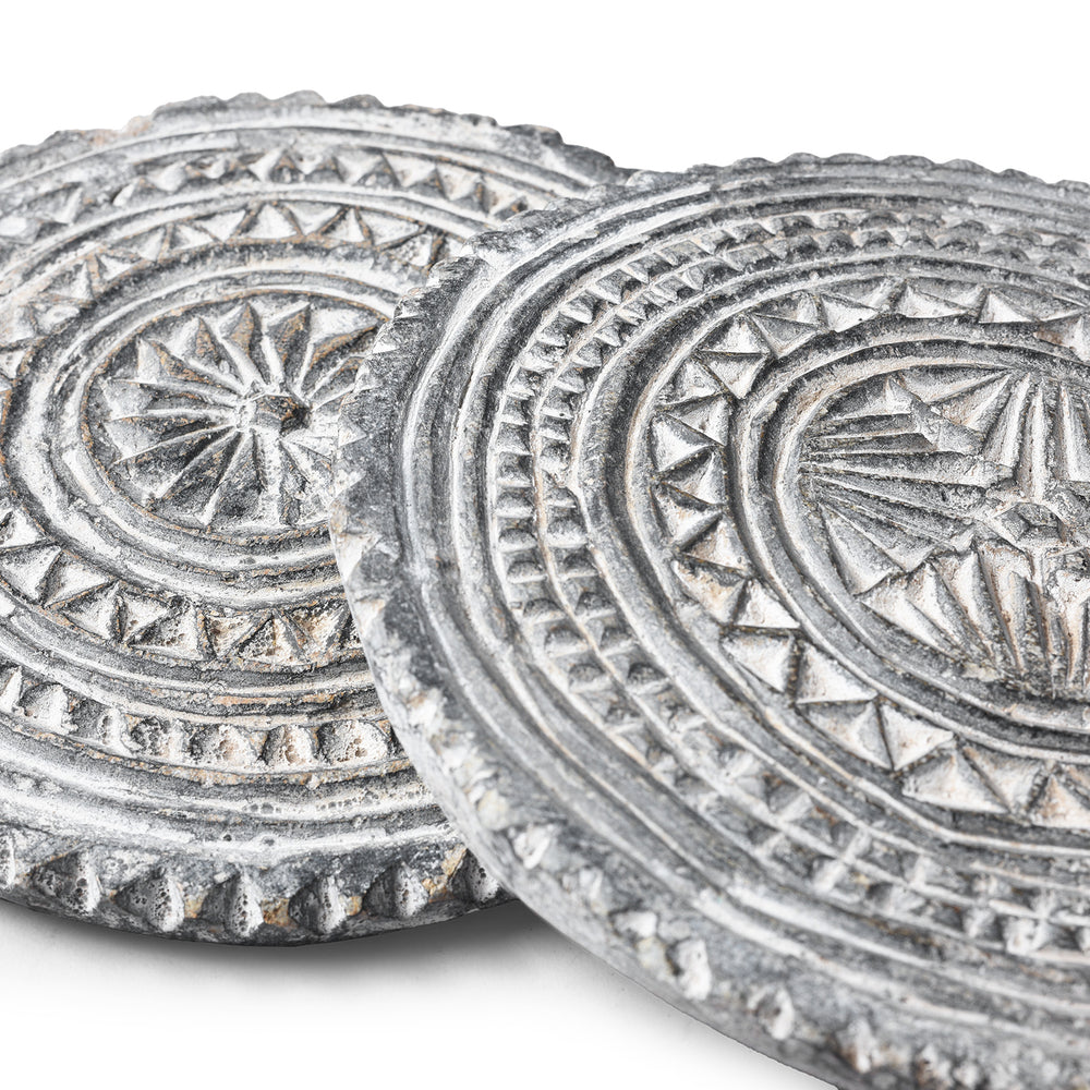 Detail From Carved Stone Chapati Seal From Rajasthan | Indigo Antiques