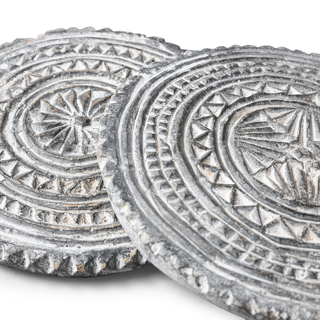 Detail From Carved Stone Chapati Seal From Rajasthan | Indigo Antiques