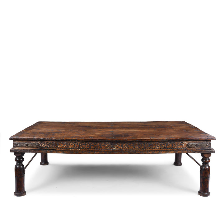 Antique Indian Takhat Coffee Table From Rajasthan  | Indigo Antiques