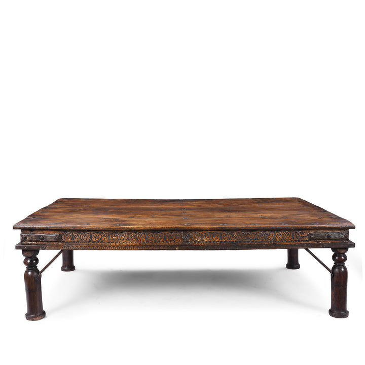 Antique Indian Takhat Coffee Table From Rajasthan  | Indigo Antiques