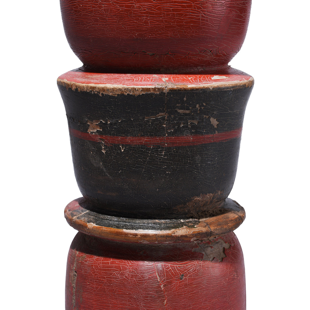 Detail From Antique Indian Candlestick Made From An Old Takhat Leg | Indigo Antiques