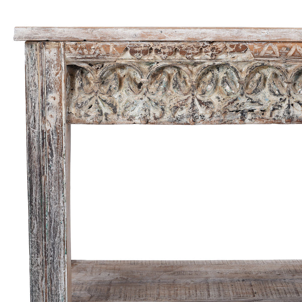 Indian Console Table Made From Reclaimed Teak