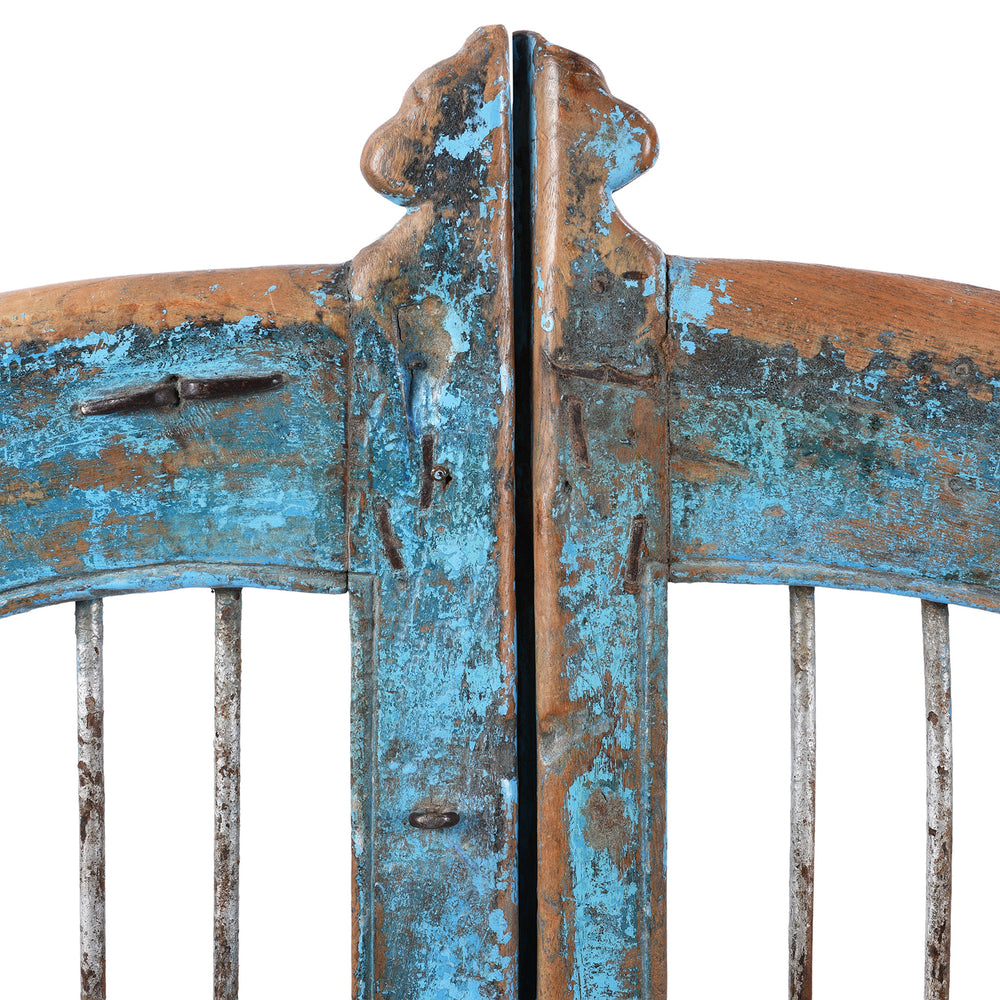Central Detail From Antique Indian Dog Gate From Gujarat  | Indigo Antiques