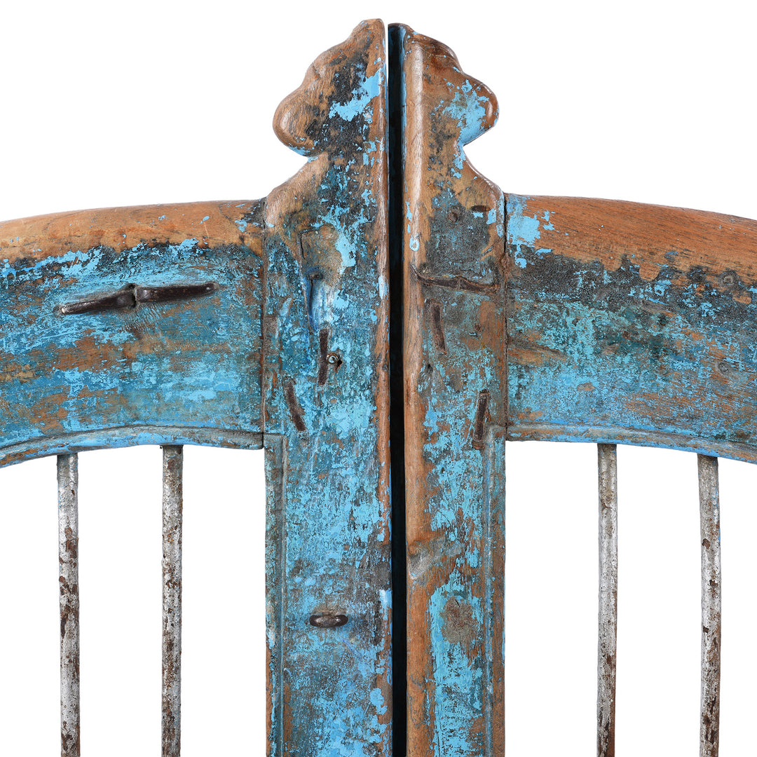 Central Detail From Antique Indian Dog Gate From Gujarat  | Indigo Antiques