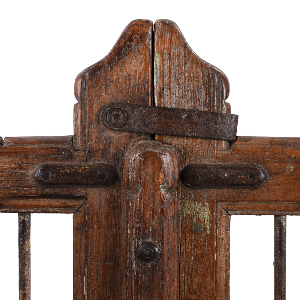 Central Detail From Antique Indian Dog Gate From Gujarat | Indigo Antiques