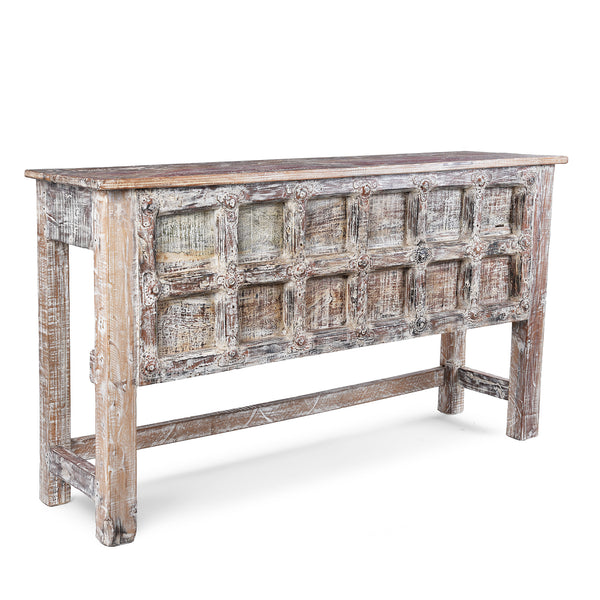 Console Table Made From Reclaimed Teak